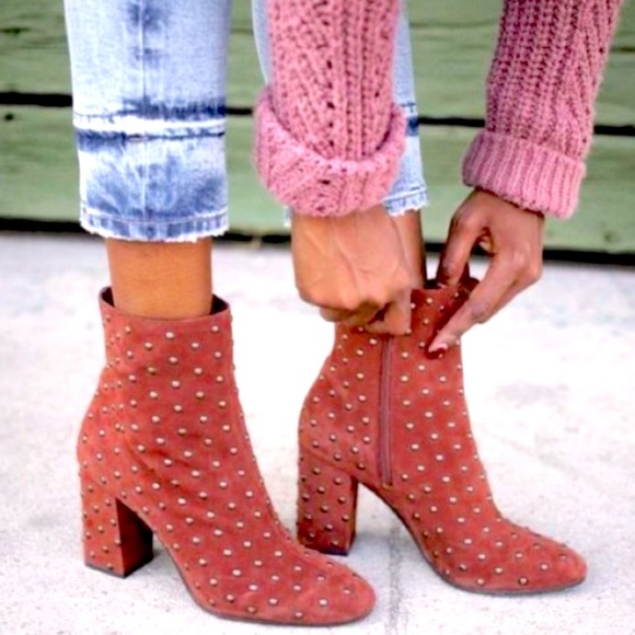 Lucky Brand Shoes - Lucky Brand Wesson Studded Ankle Boots Size 10